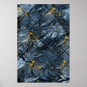Poster Croix de crise moderne