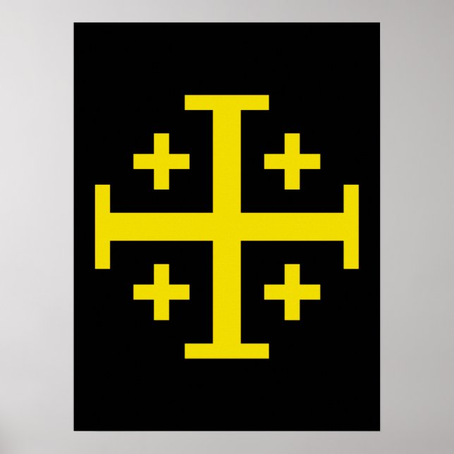 Poster Croix de Jérusalem (Devant)
