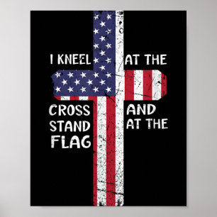 Poster Croix De Kneel Au Jour Du Mémorial De Croix N'Oubl
