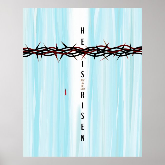 Poster Croix de la Couronne d'épines (Devant)