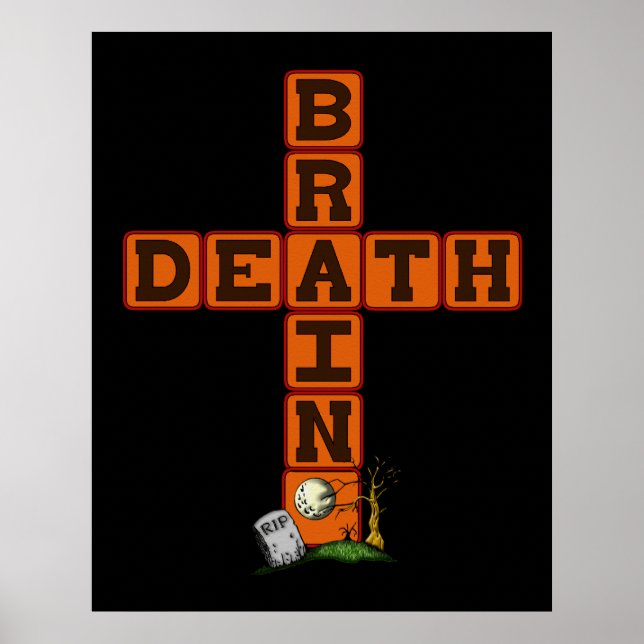 Poster Croix de la mort cérébrale (Devant)