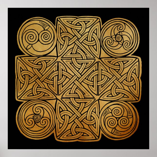Poster Croix de nouage celtique (Devant)