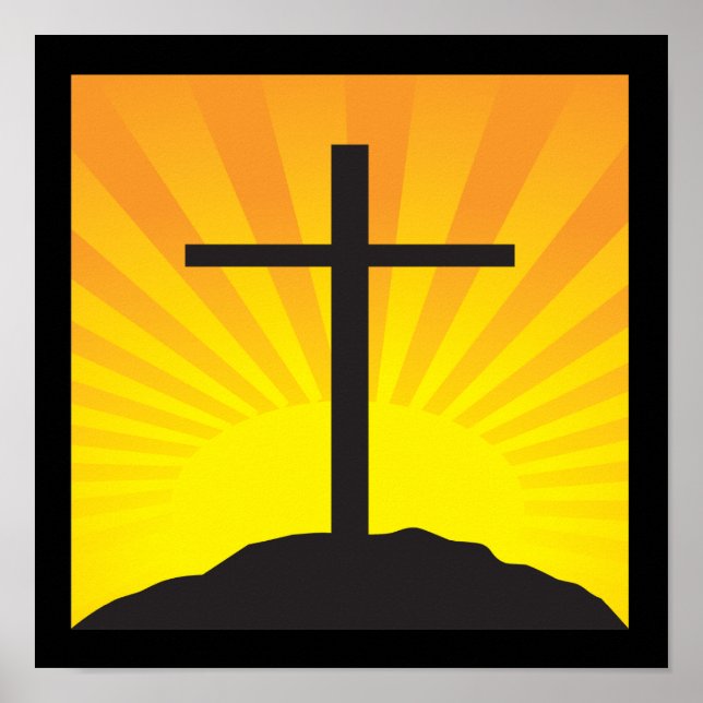 Poster Croix de Pâques (Devant)