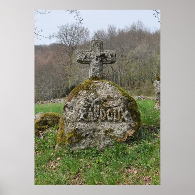 Poster Croix de pierre de Saint-Pardoux (Devant)