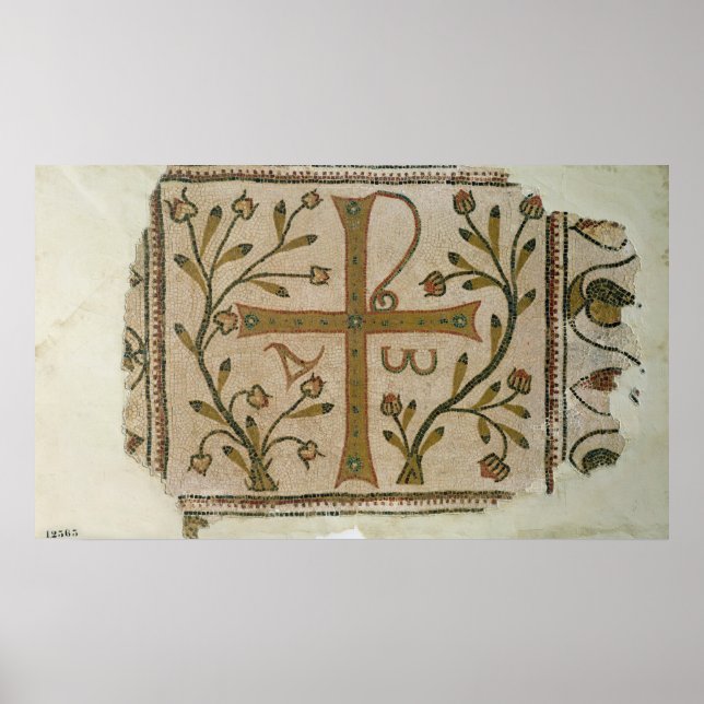 Poster Croix de Sbeitla, de la Basilique de Henchir Ali (Devant)