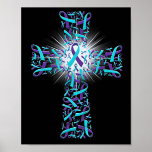 Poster Croix de sensibilisation à la prévention du suicid