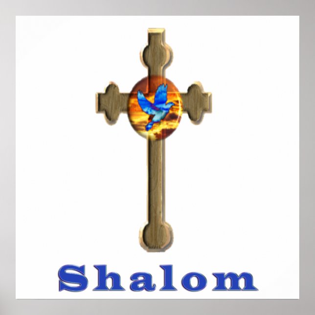 Poster Croix de Shalom (Devant)