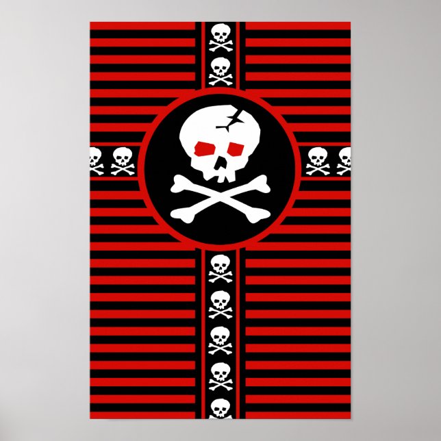 Poster Croix du crâne (Devant)