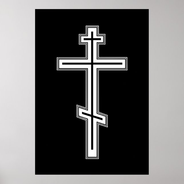 Poster Croix orthodoxe (Devant)