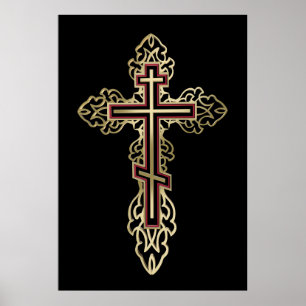 Poster Croix orthodoxe