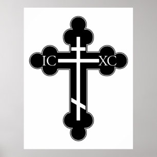 Poster Croix orthodoxe