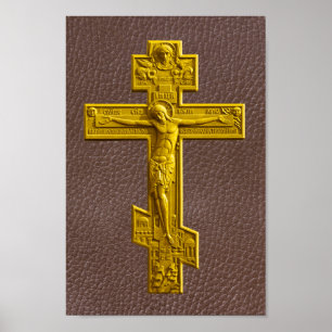 Poster Croix orthodoxe russe