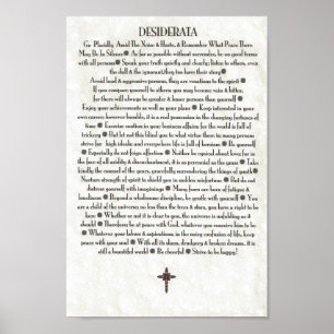 Poster Croix-Rouge de DESIDERATA