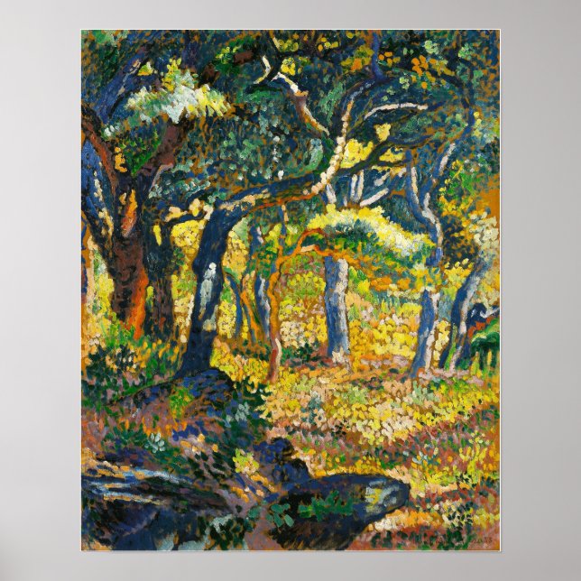 Poster Croix - Un Défrichement En Provence (Devant)