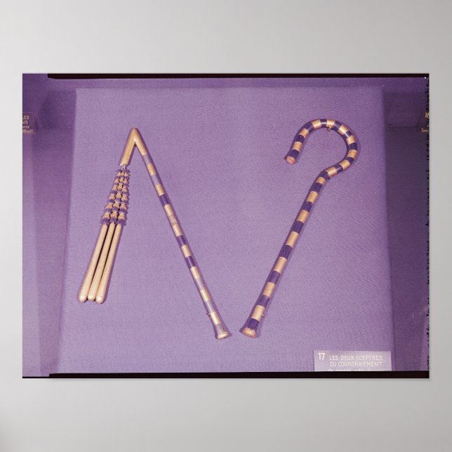 Poster Crook et échec, de la Tombe de Toutankhamon (Devant)