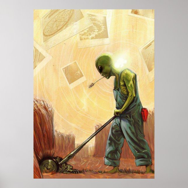 Poster Crop Circle Maker Alien (Devant)