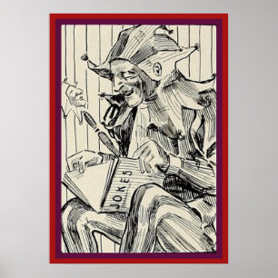 Poster Croquis Black & White Joker