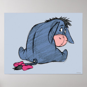 Poster Croquis Eeyore 1