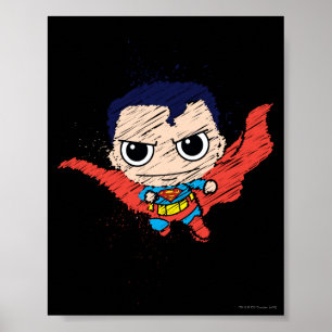 Poster Croquis Mini Superman
