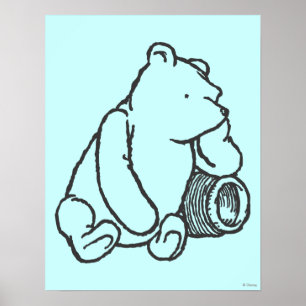 Poster Croquis Winnie l'Ooh 2