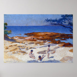 Poster Cross - Beach At Cabasson