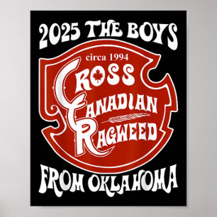 Poster Cross Canadian Ragweed The Boys From Oklahoma Conc