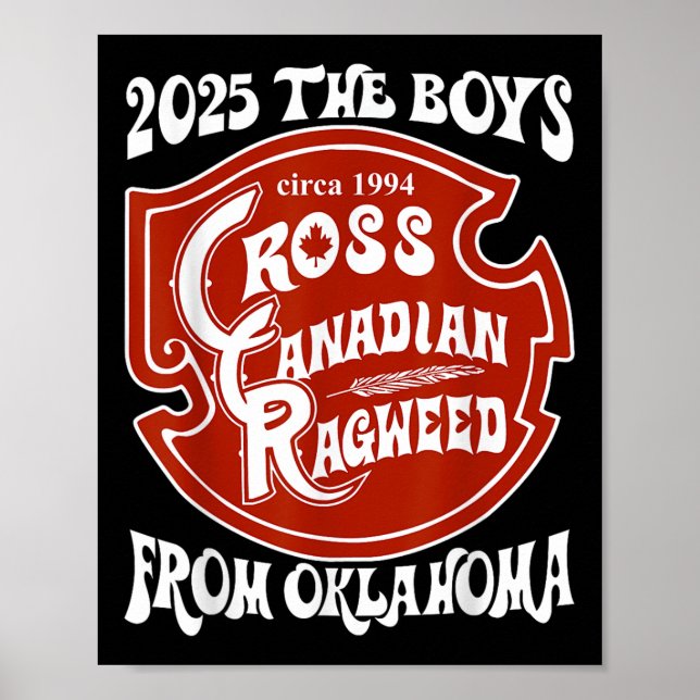 Poster Cross Canadian Ragweed The Boys From Oklahoma Conc (Devant)