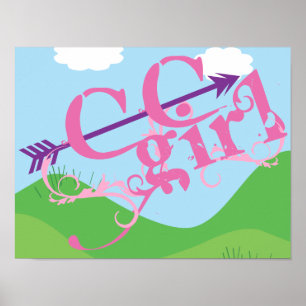 Poster Cross Country Girl - CC