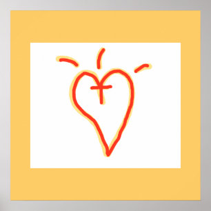 Poster-Crossed Heart Poster