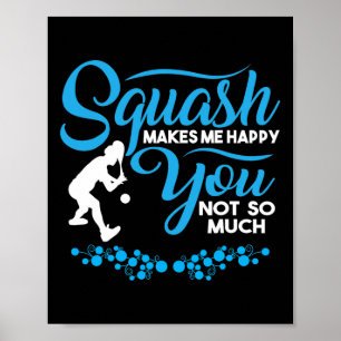 Poster Crossminton Racquetball Speed Badminton Player Squ