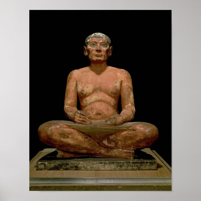 Poster Crouching Scribe Statue (Devant)