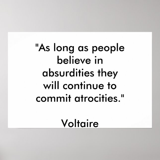 Poster croyance (Devant)