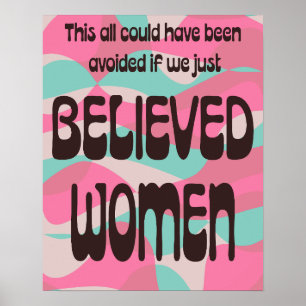Poster Croyez juste les femmes