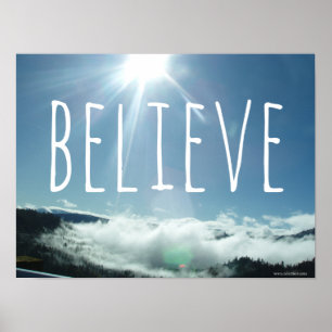 Poster Croyez l'énonciation de motivation