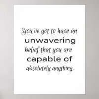 Croyez Que Vous Êtes Capable : Motivation Class Po