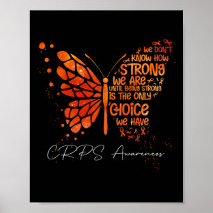 Poster CRPS Beurre orange ruban à ruban orange sensibilis