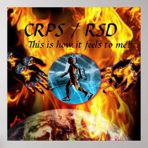 Poster CRPS/RSD ceci est comment il se sent à moi !