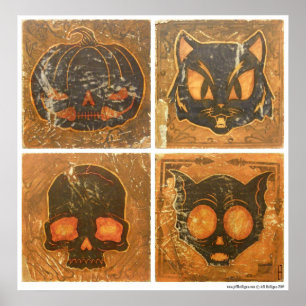 Poster Cru Halloween d'automne