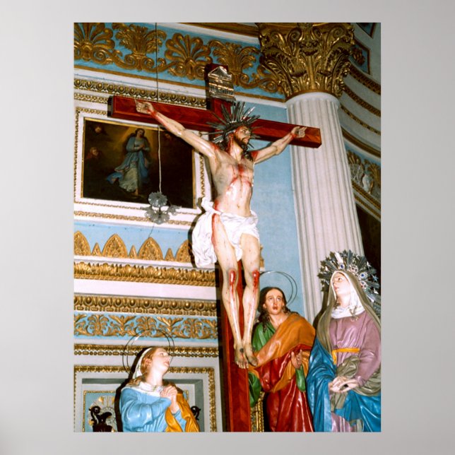 Poster Crucifixion à Malte (Devant)