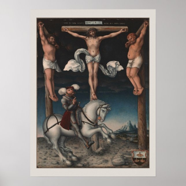 Poster Crucifixion avec Centurion converti (Devant)