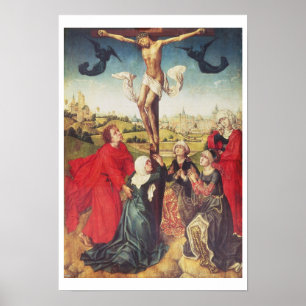 Poster Crucifixion, c.1510 (huile sur panneau)