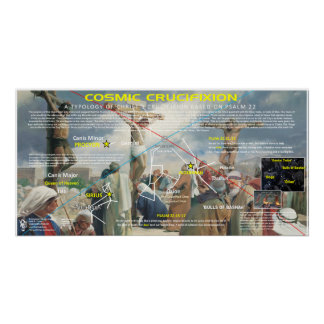 Poster Crucifixion cosmique
