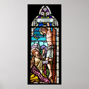 Poster Crucifixion de Jésus - Vitre
