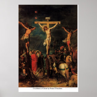 Poster Crucifixion du Christ par Frans I Francken