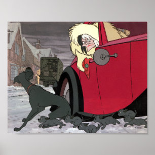 Poster Cruella De Vil Attention !