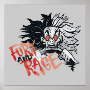 Poster Cruella De Vil   Furie et rage