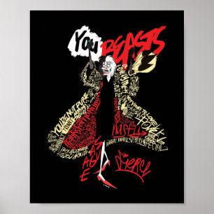 Poster Cruella De Vil Vous les bêtes