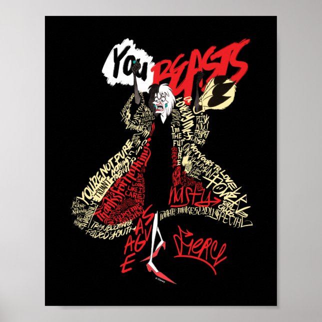 Poster Cruella De Vil | Vous les bêtes (Devant)