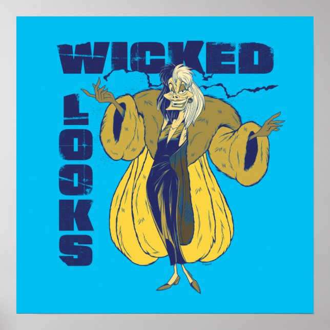 Poster Cruella De Vil | Wicked Looks (Devant)