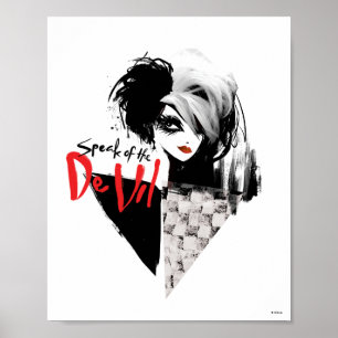 Poster Cruella   Parle du collage De Vil Diamond